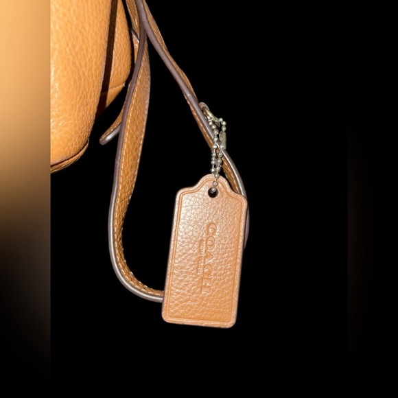 Coach Leather Billie Saddle Brown Backpack
